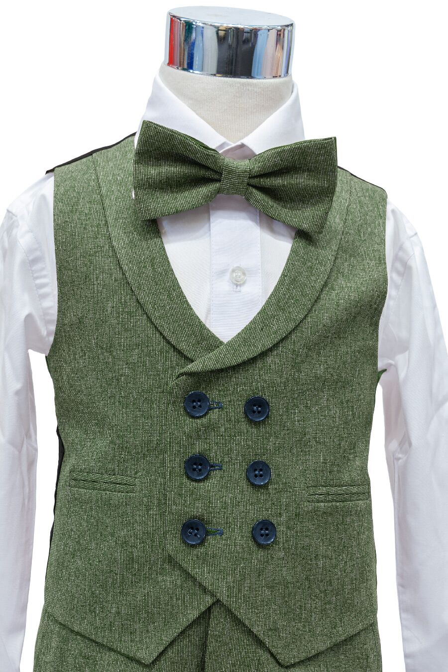 BJ20273 Heathered Green suit for boys - Image 2