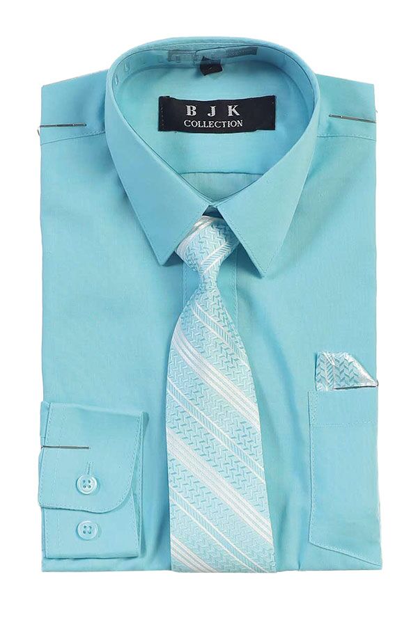 Boy's Aqua Shirt