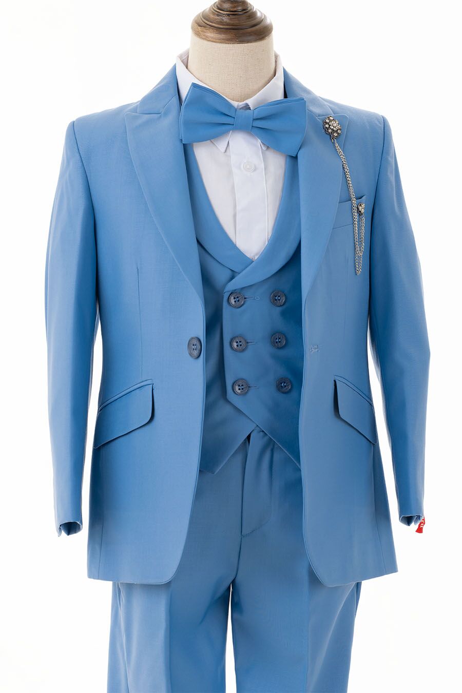 open sky blue suit for boys