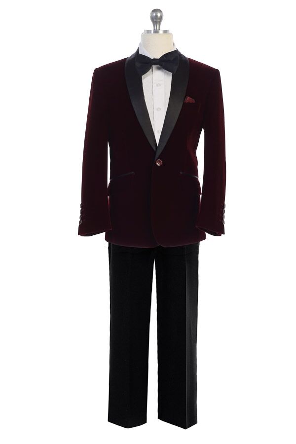 Wholesale burgundy indigo suit for resale velvet