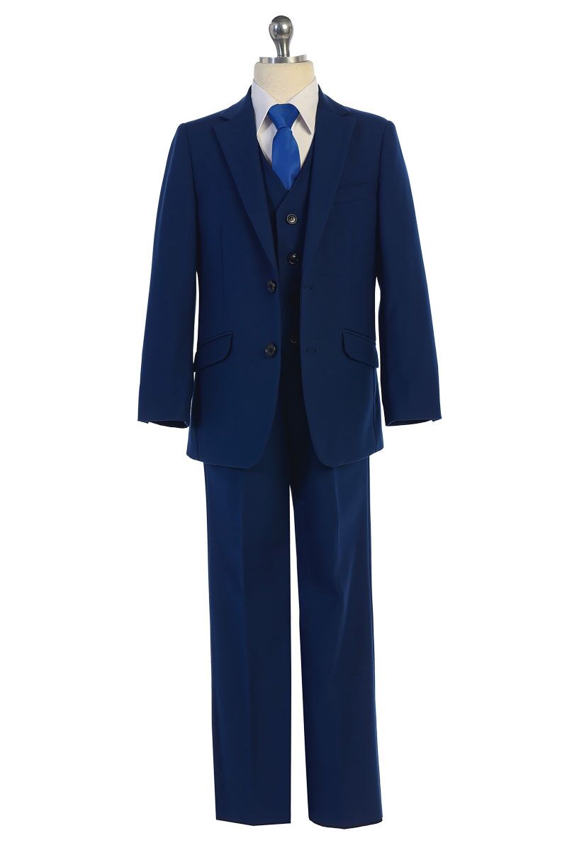BJ4005-10 Classic Boys Royal Blue 5pieces set