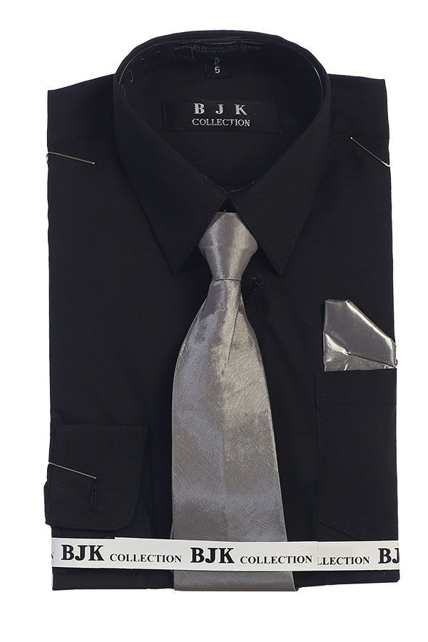 Boy's Long Sleeve Dress Shirts - Image 2