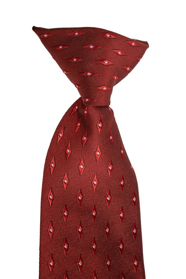 burgundy clip tie by dozen