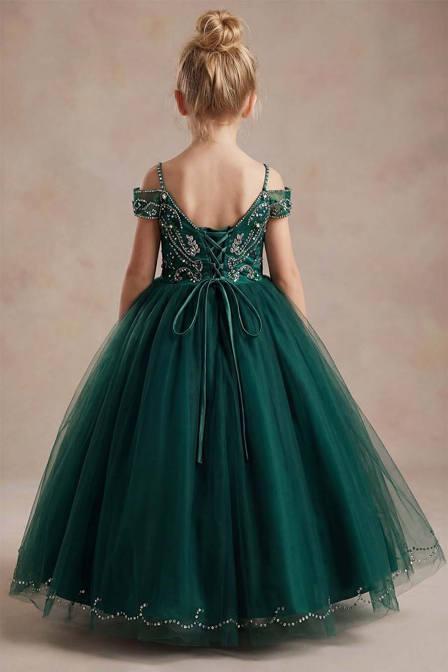 8042 Dropped shoulder ballgown - Image 11
