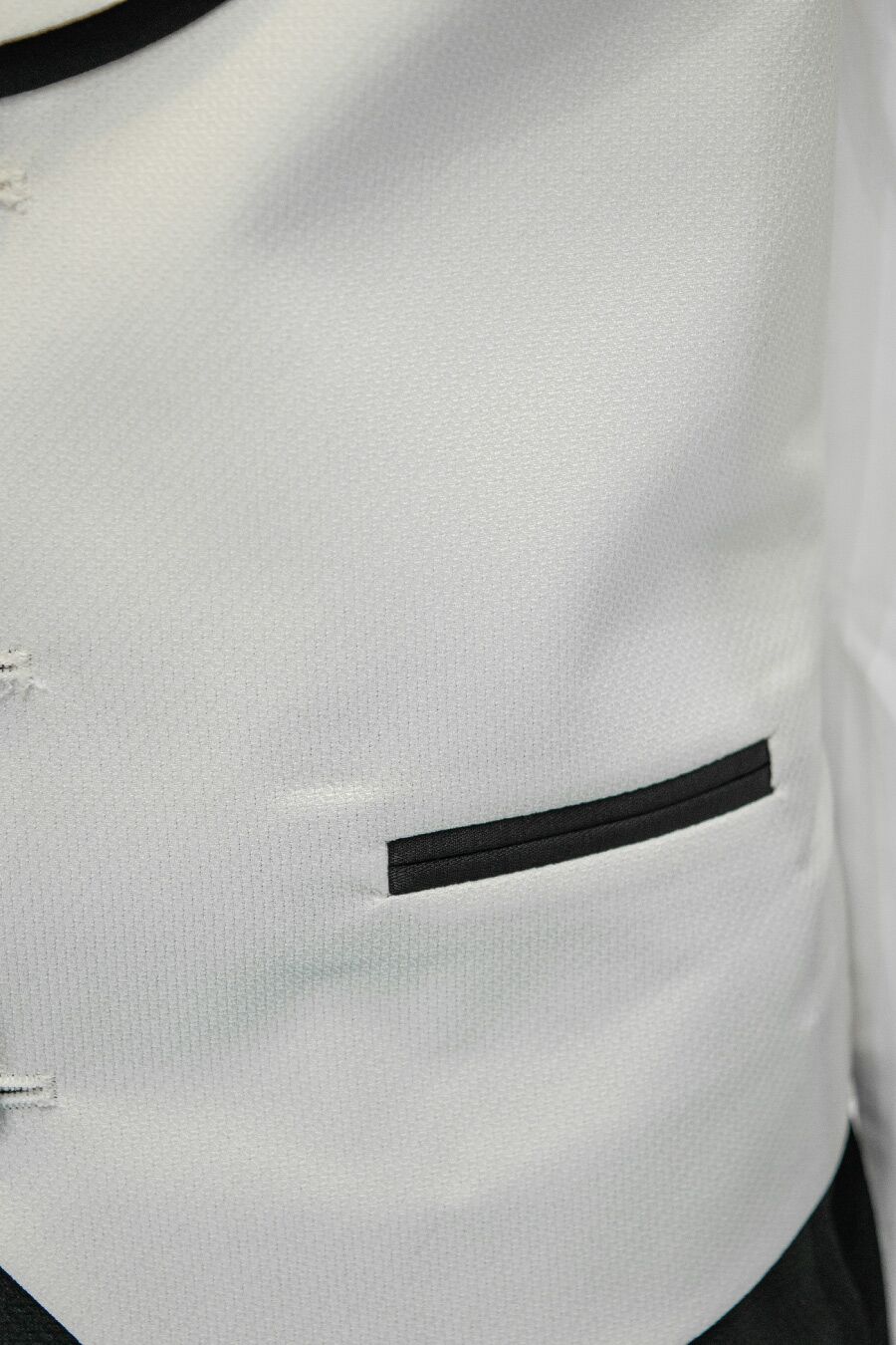 20343 Ivory And Black Tuxedo - Image 5