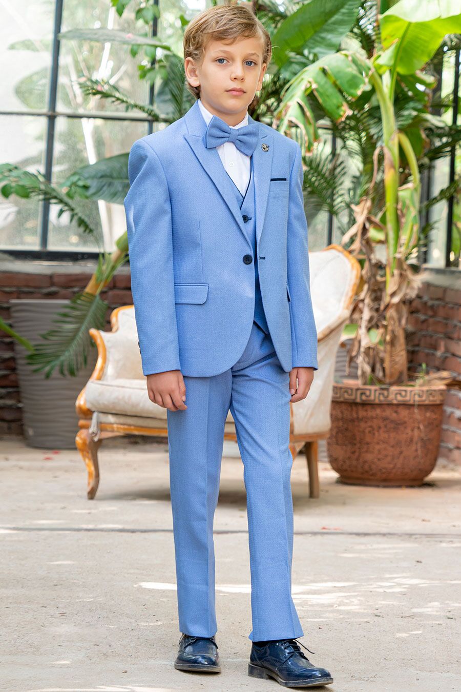 BJ20265 Light Blue Suit for boys - Image 2
