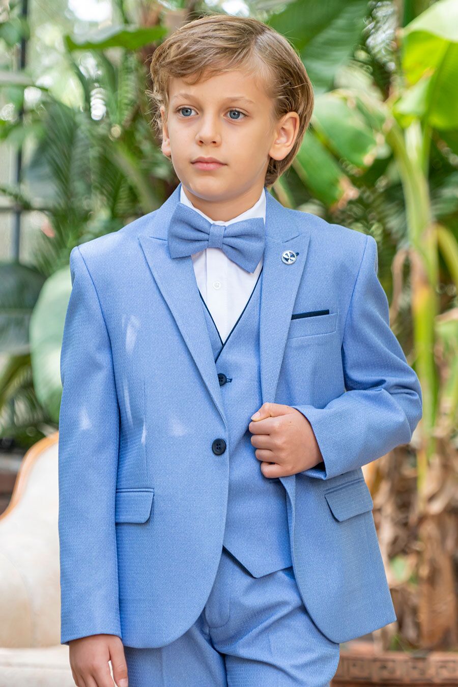 BJ20265 Light Blue Suit for boys