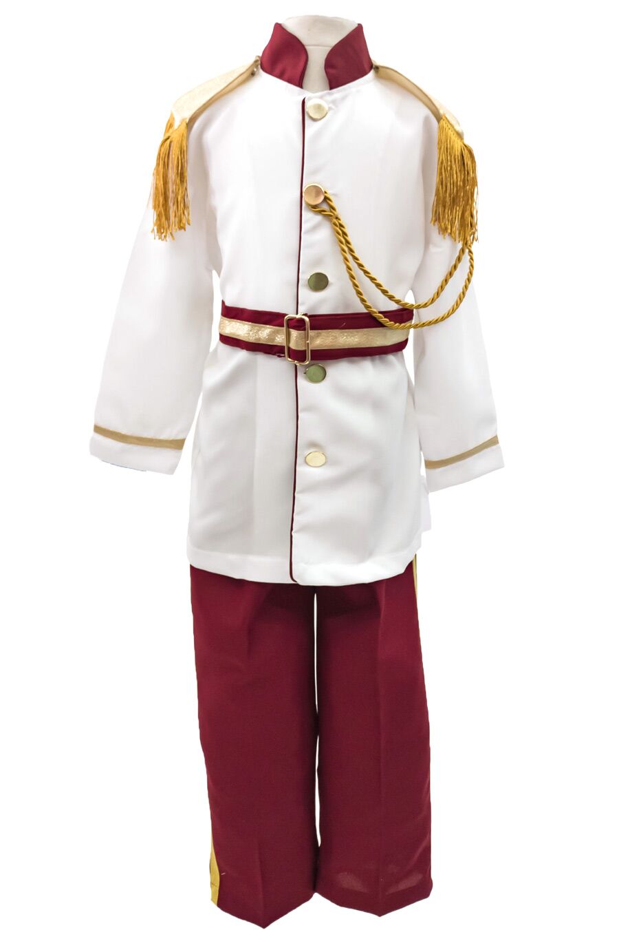 2011 Burgundy and White Prince Costume - Image 2