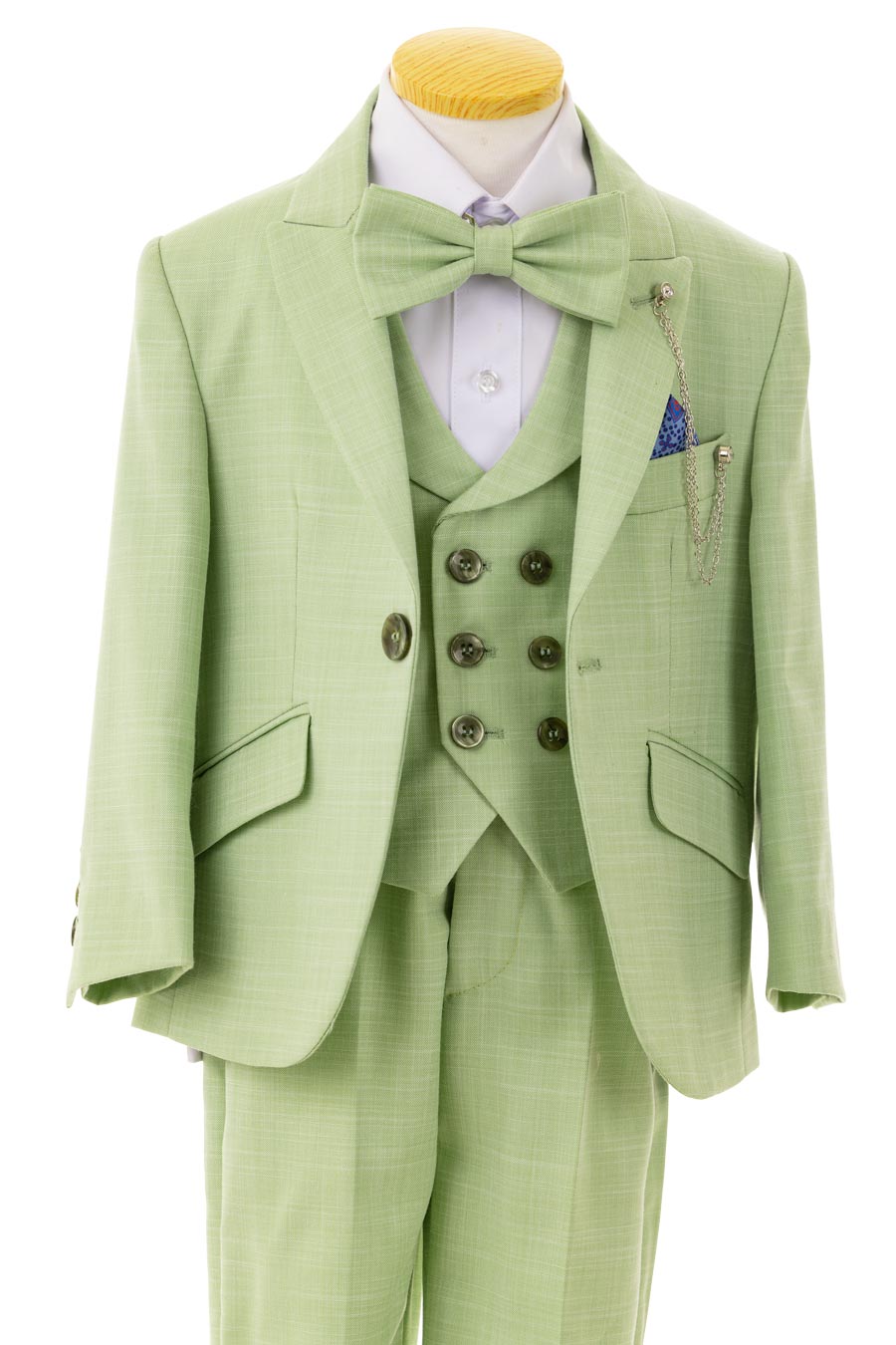 AC-1G-66 Light Sage Green suit for boys - Image 6