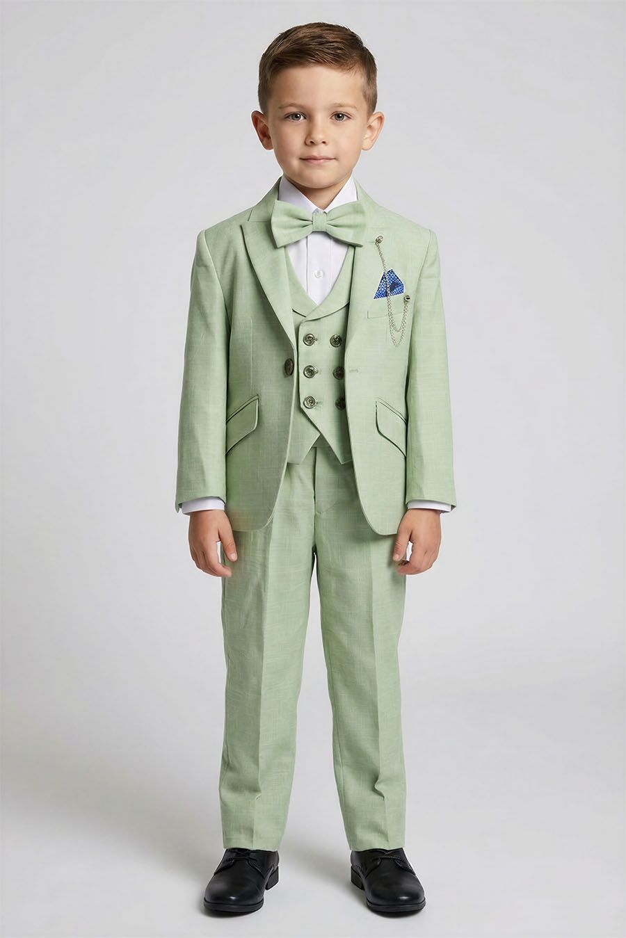 AC-1G-66 Light Sage Green suit for boys
