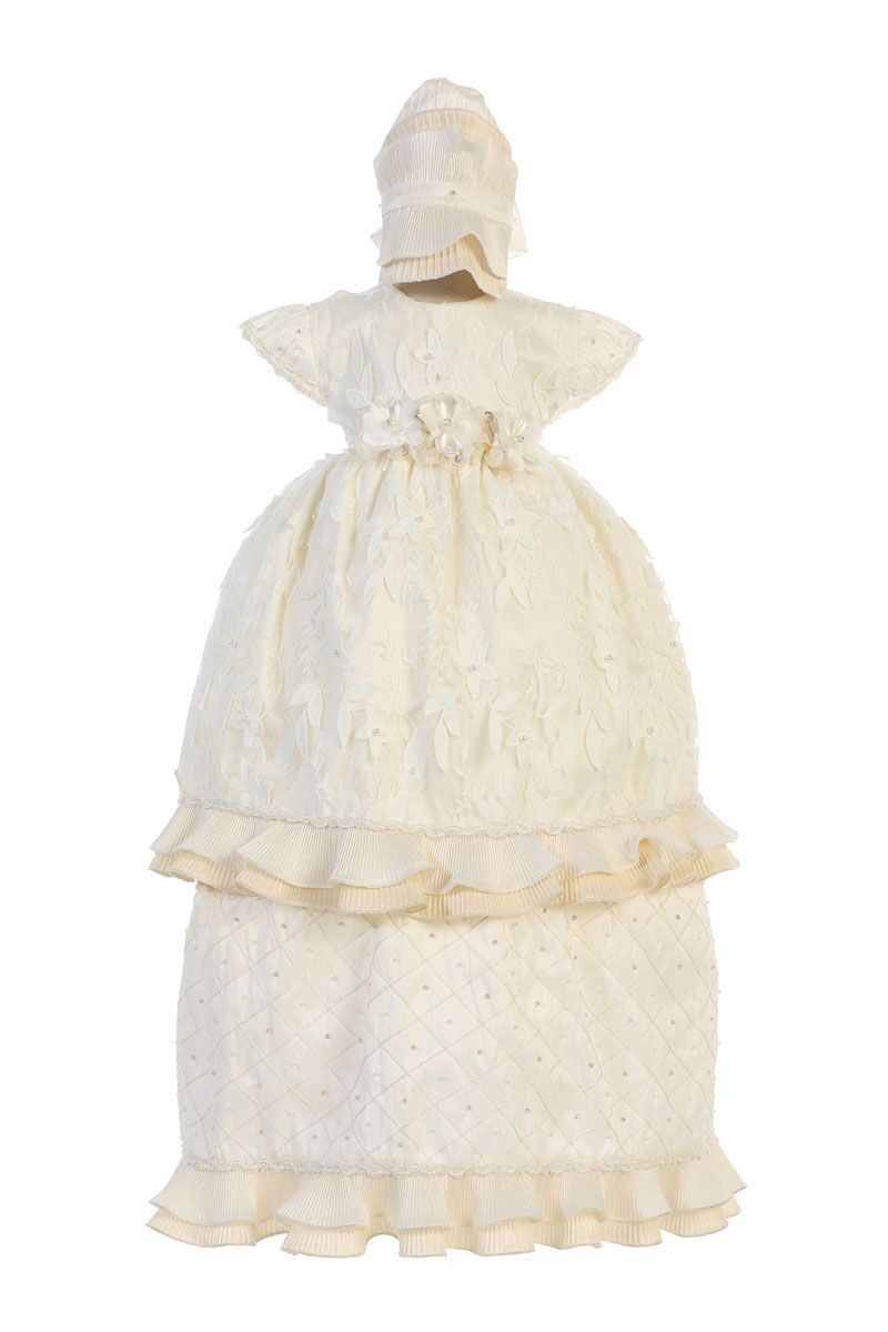 357 Ivory Christening gown for girls