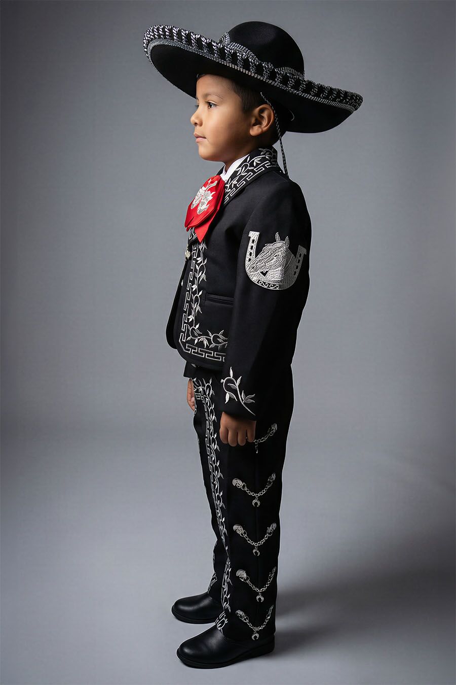 CH926H-Black silver charro - Image 4