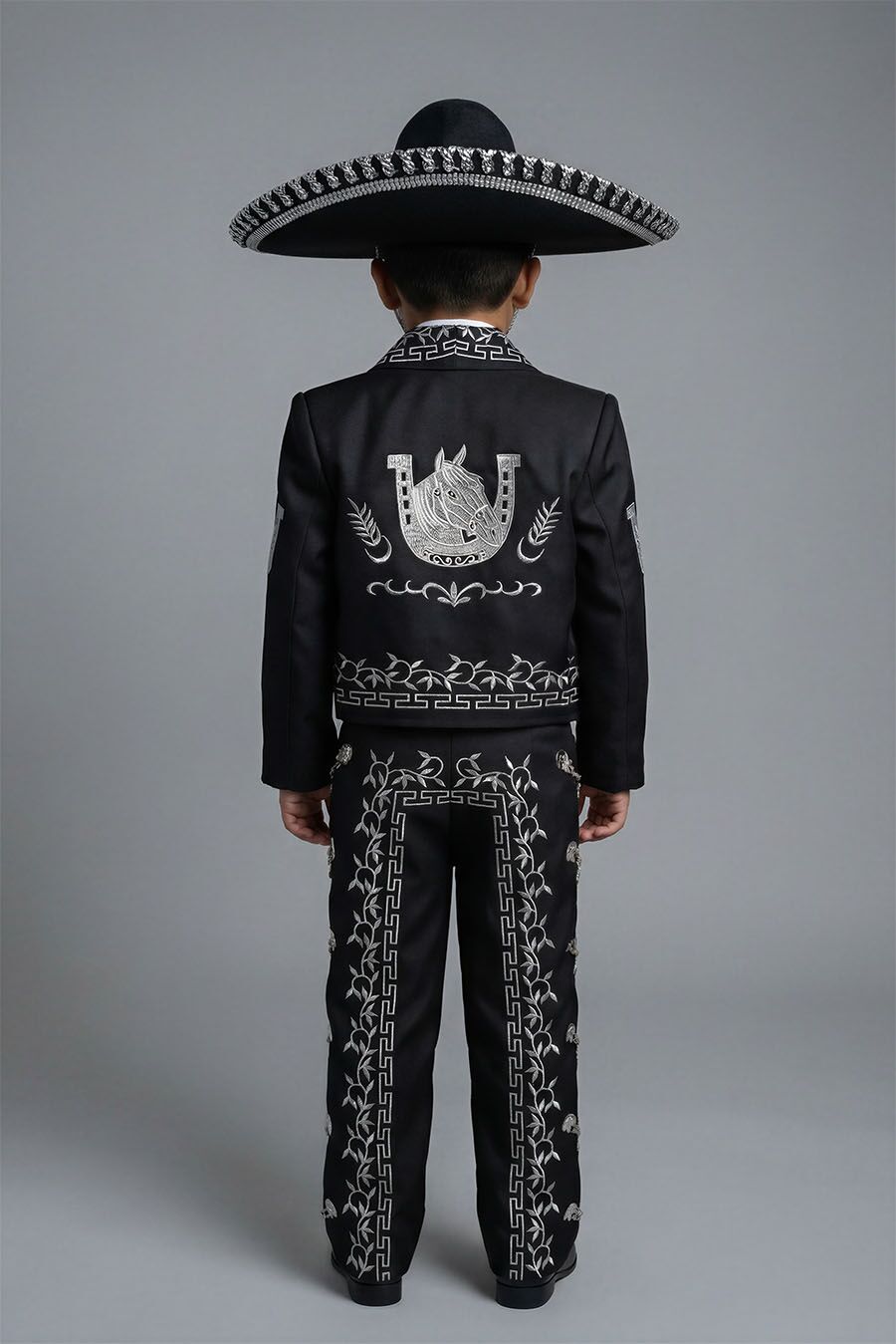 CH926H-Black silver charro - Image 3