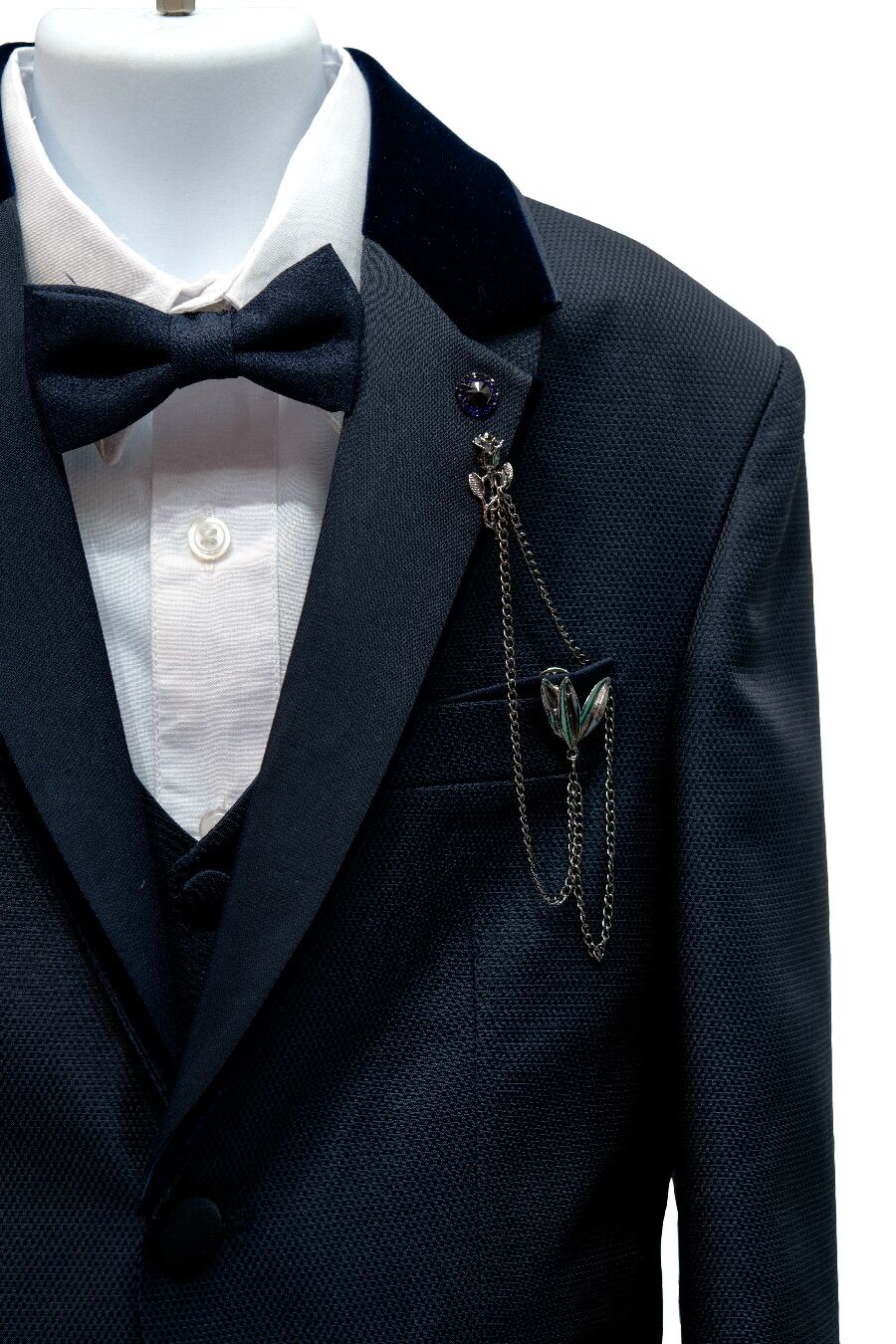 BJ20341 Elegant Tuxedo Suit Set for Boys - Image 2