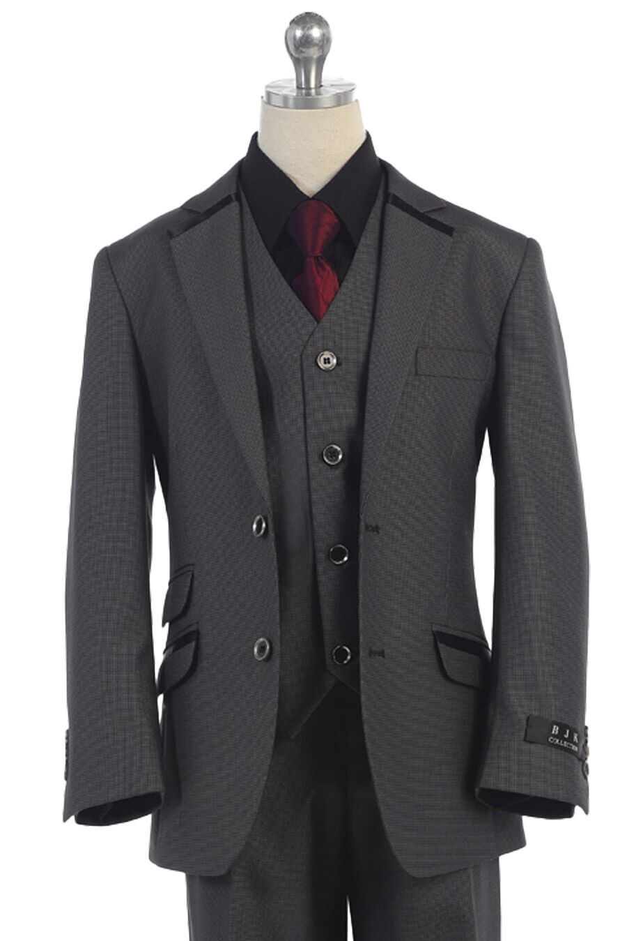 charcoal color suit