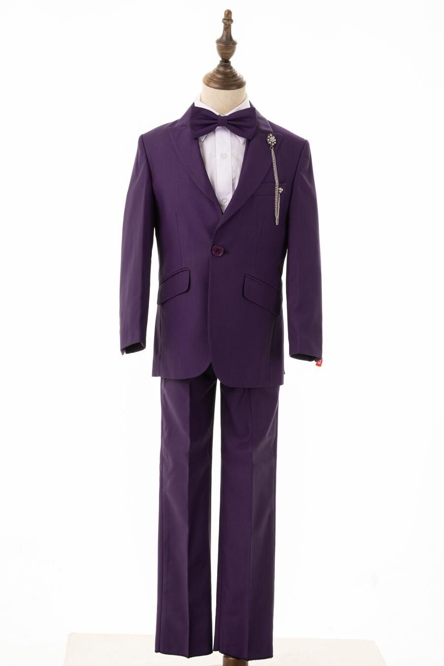 PRS-300-29 Boy's Purple Suit - Image 4