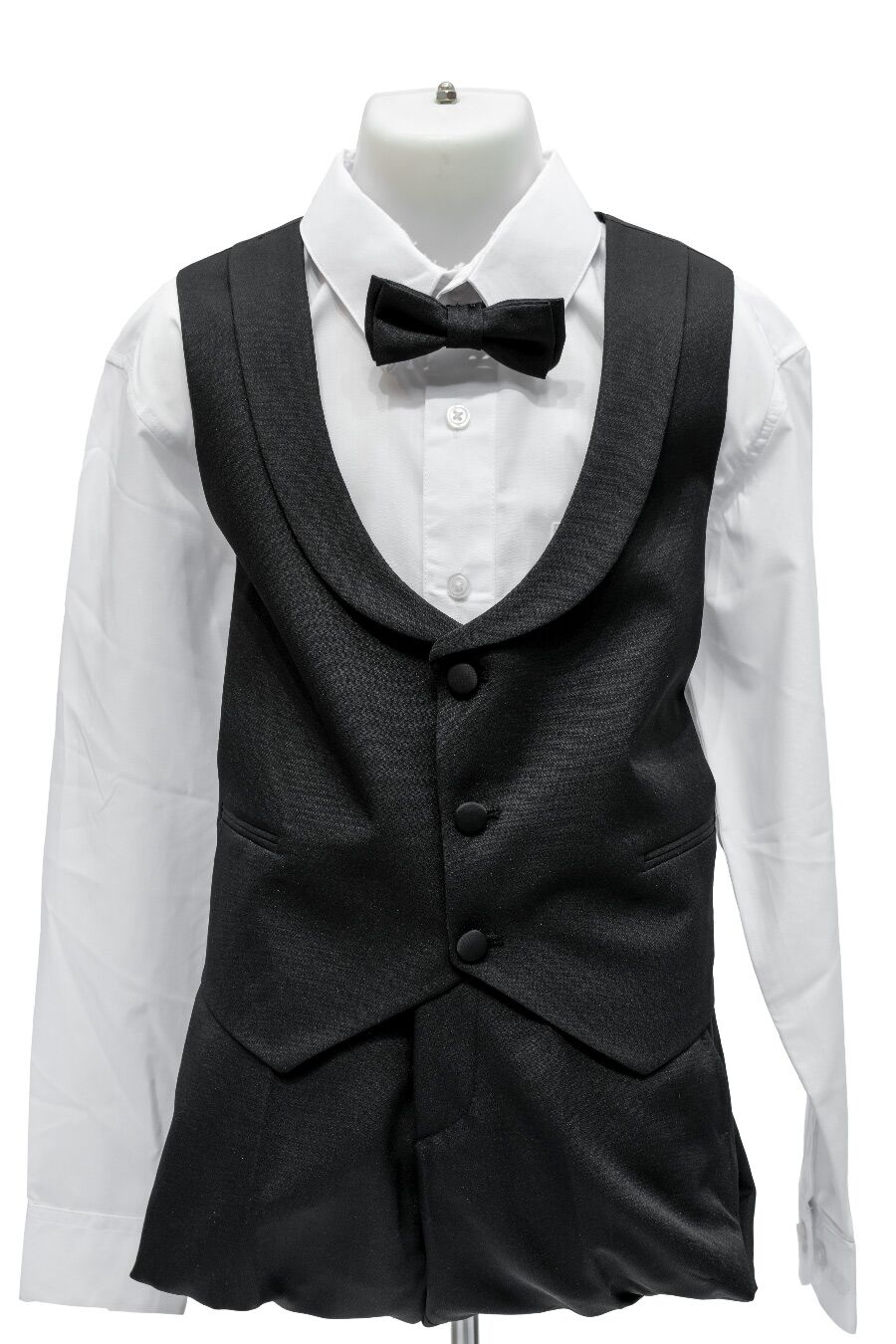 BJ20342 Black Designer Tuxedo for boys - Image 2
